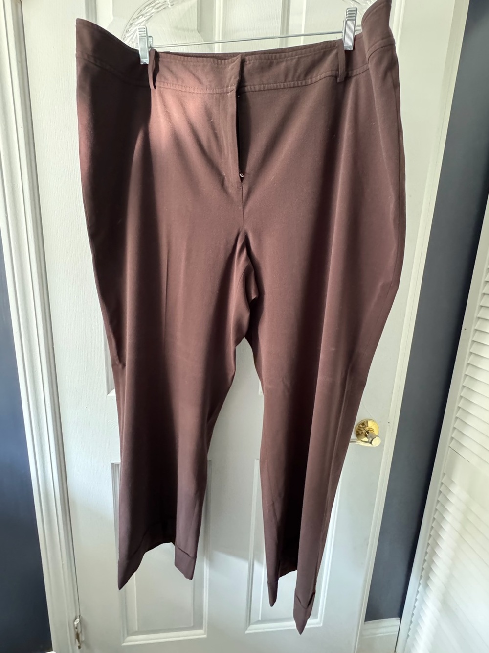 Worthington Women's Stretch Pants - Deep Burgundy